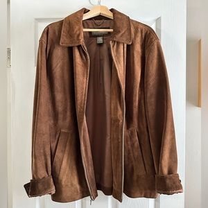 Brown suede Banana Republic jacket